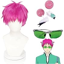 Amazon.co.jp: [ベイビー] 斉木楠雄 コスプレ ウイッグ メガネ